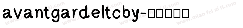 avantgardeltcby字体转换