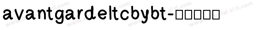 avantgardeltcbybt字体转换