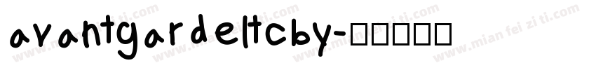avantgardeltcby字体转换