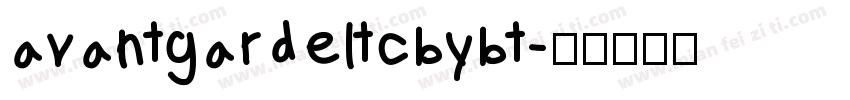 avantgardeltcbybt字体转换