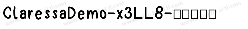 ClaressaDemo-x3LL8字体转换
