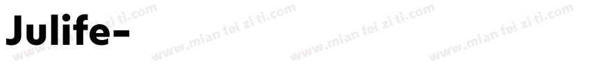 Julife字体转换