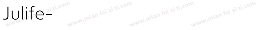 Julife字体转换