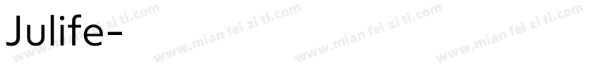 Julife字体转换
