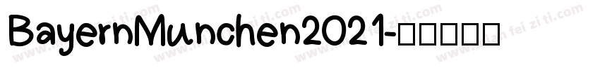 BayernMunchen2021字体转换