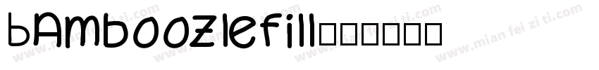 BAmboozlefill字体转换