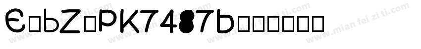 E-BZ-PK7487b字体转换