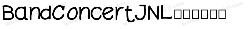 BandConcertJNL字体转换