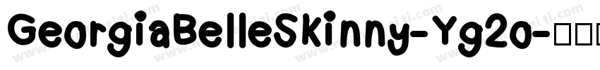 GeorgiaBelleSkinny-Yg2o字体转换