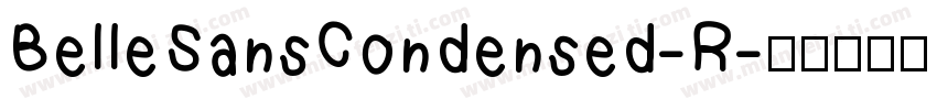 BelleSansCondensed-R字体转换