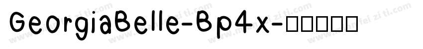 GeorgiaBelle-Bp4x字体转换