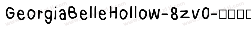 GeorgiaBelleHollow-8zv0字体转换