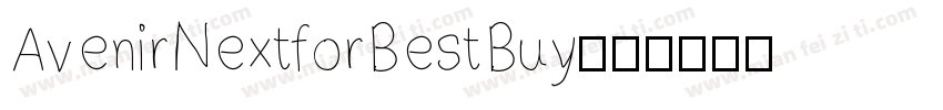 AvenirNextforBestBuy字体转换