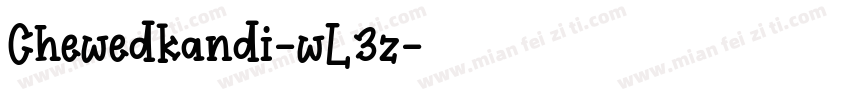 Chewedkandi-wL3z字体转换