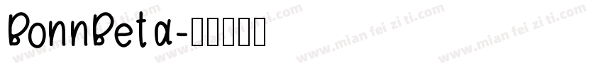BonnBeta字体转换