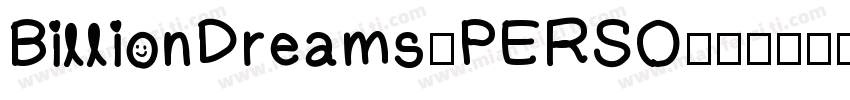 BillionDreams_PERSO字体转换