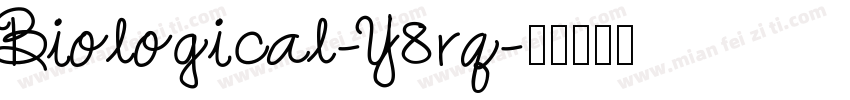 Biological-Y8rq字体转换