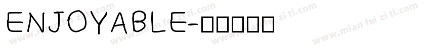 ENJOYABLE字体转换