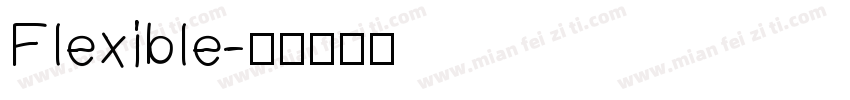 Flexible字体转换
