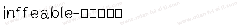 inffeable字体转换