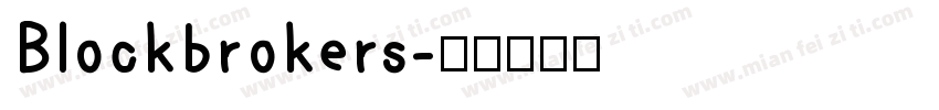 Blockbrokers字体转换