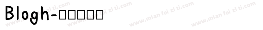 Blogh字体转换