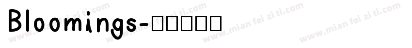 Bloomings字体转换
