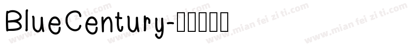BlueCentury字体转换