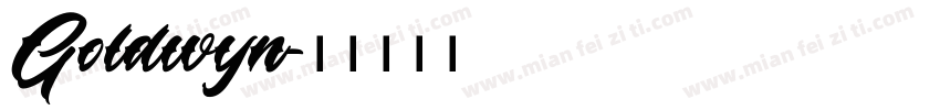 Goldwyn字体转换