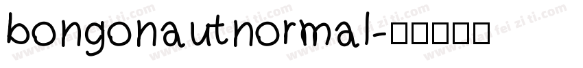 bongonautnormal字体转换