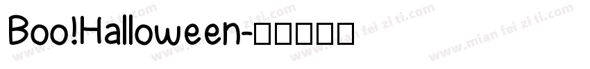 Boo!Halloween字体转换