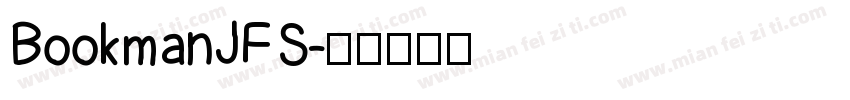 BookmanJFS字体转换