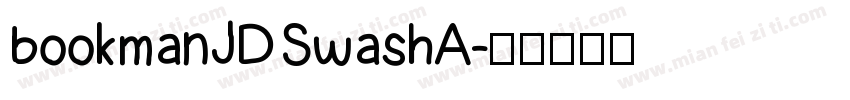 bookmanJDSwashA字体转换
