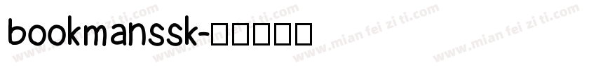 bookmanssk字体转换