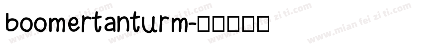 boomertanturm字体转换