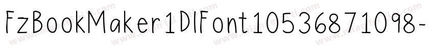FzBookMaker1DlFont10536871098字体转换