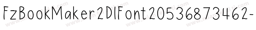 FzBookMaker2DlFont20536873462字体转换