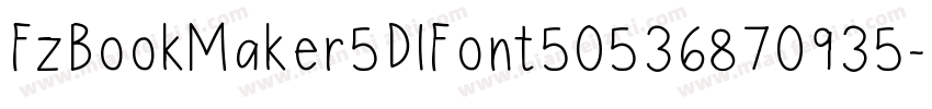 FzBookMaker5DlFont50536870935字体转换