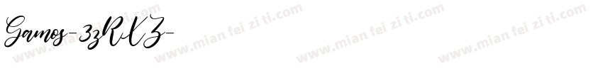 Gamos-3zRXZ字体转换
