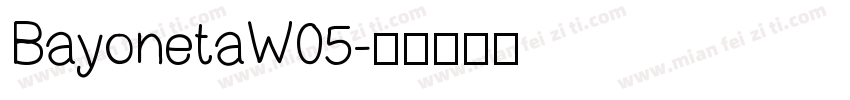 BayonetaW05字体转换