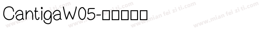 CantigaW05字体转换