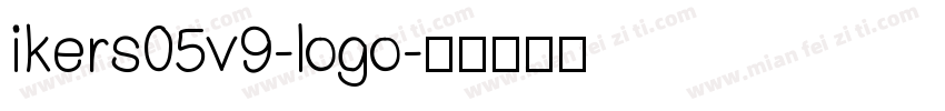 ikers05v9-logo字体转换