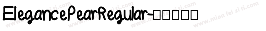 ElegancePearRegular字体转换