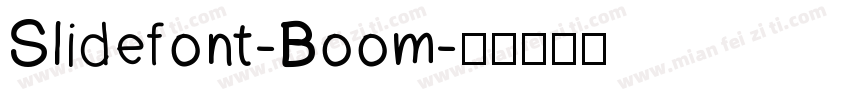 Slidefont-Boom字体转换