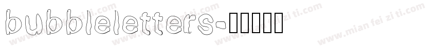bubbleletters字体转换