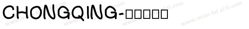 CHONGQING字体转换
