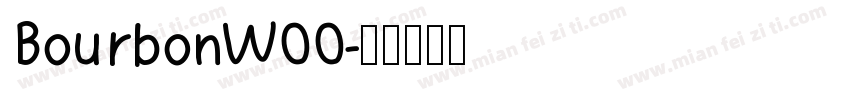BourbonW00字体转换