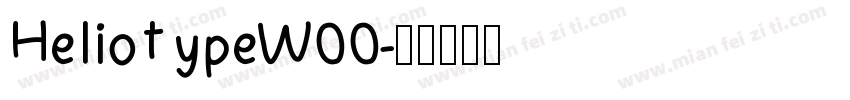 HeliotypeW00字体转换