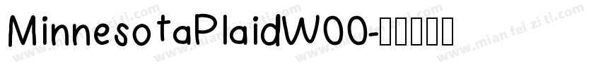 MinnesotaPlaidW00字体转换