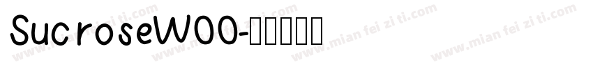 SucroseW00字体转换